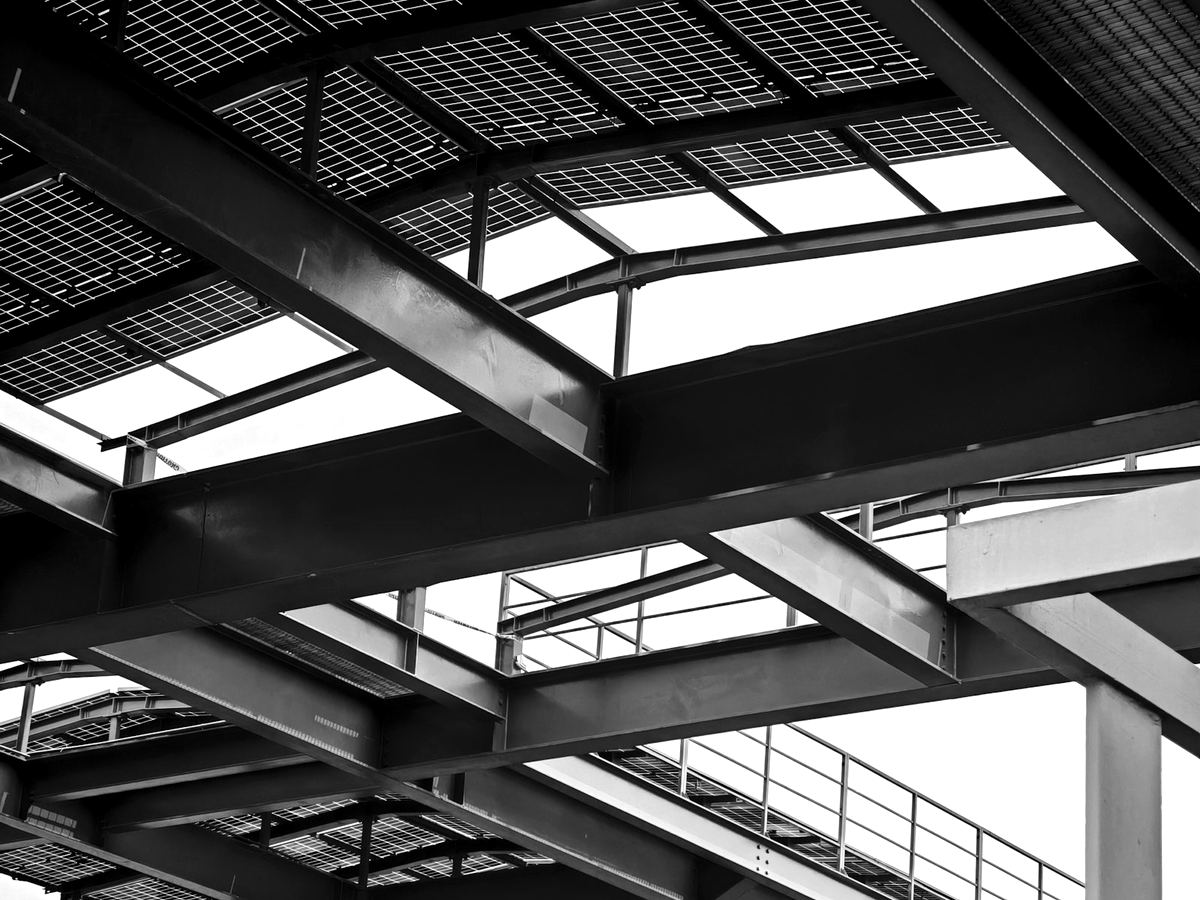 Estructura metálica de cubierta, imagen de referencia